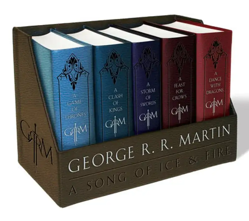 George R. R. Martin's A Game of Thrones Leather-Cloth Boxed Set (Song of Ice andFire Series) Book Review and Summary