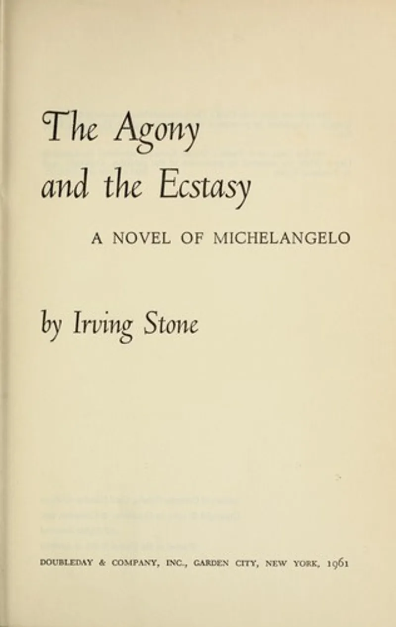 The Agony and the Ecstasy Book Review and Summary