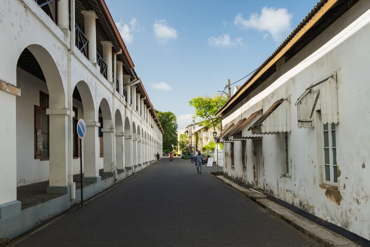 Historic Nelson's Dockyard in Antigua with old wooden ships
