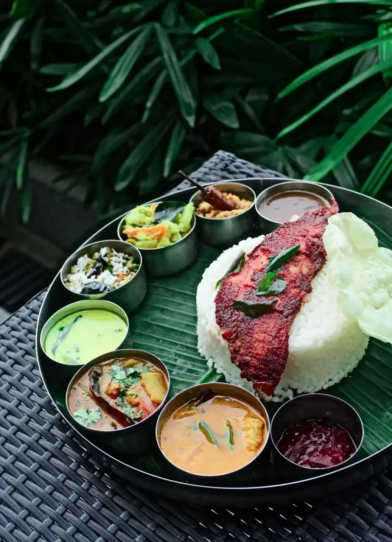 A modern twist on Appam and Stew, with additional toppings