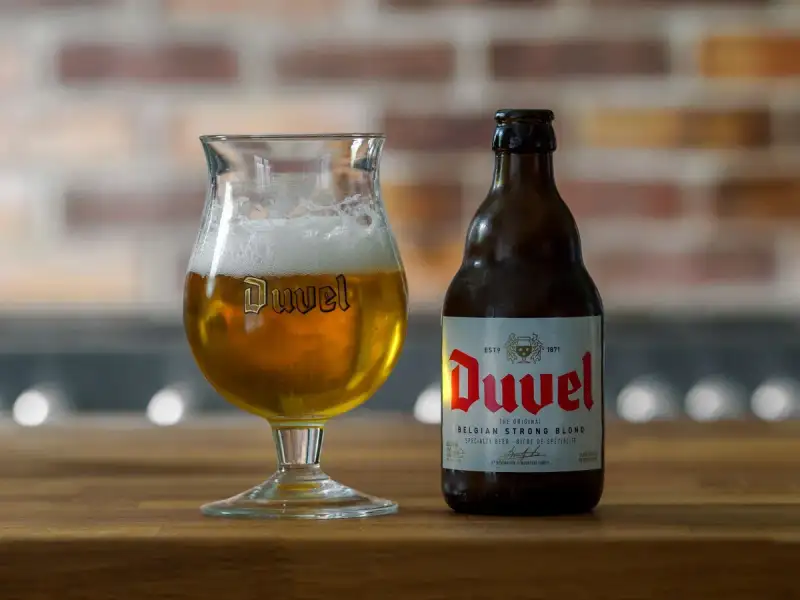 Traditional belgian beer