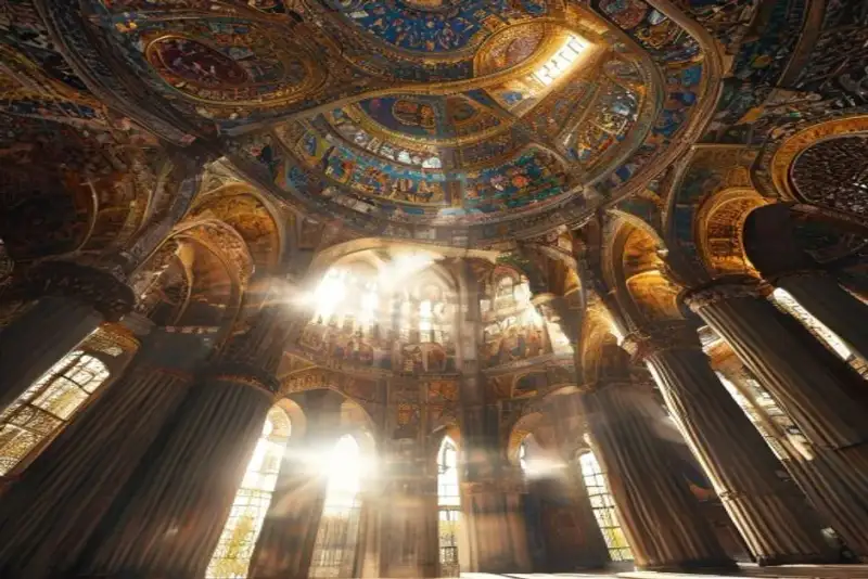 Interior of Hagia Sophia