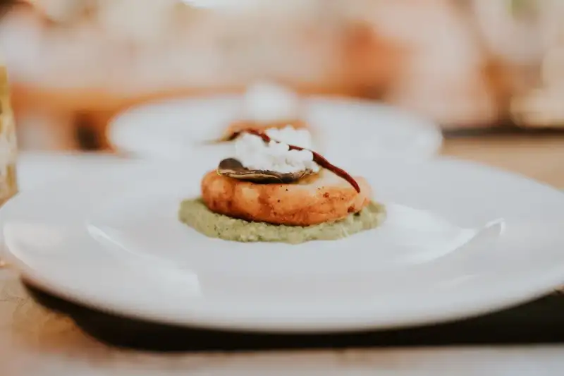Char Siu Bao on a plate