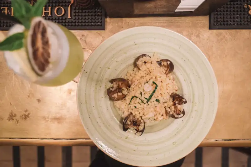 Fregola and Seafood