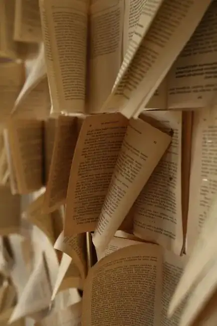 Detailliertes Fore-edge Painting einer mythologischen Szene, sichtbar auf den vergoldeten Kanten eines geschlossenen Buches, das sich subtil offenbart