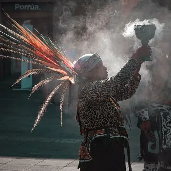 Aztec ceremonial offering of amaranth seeds