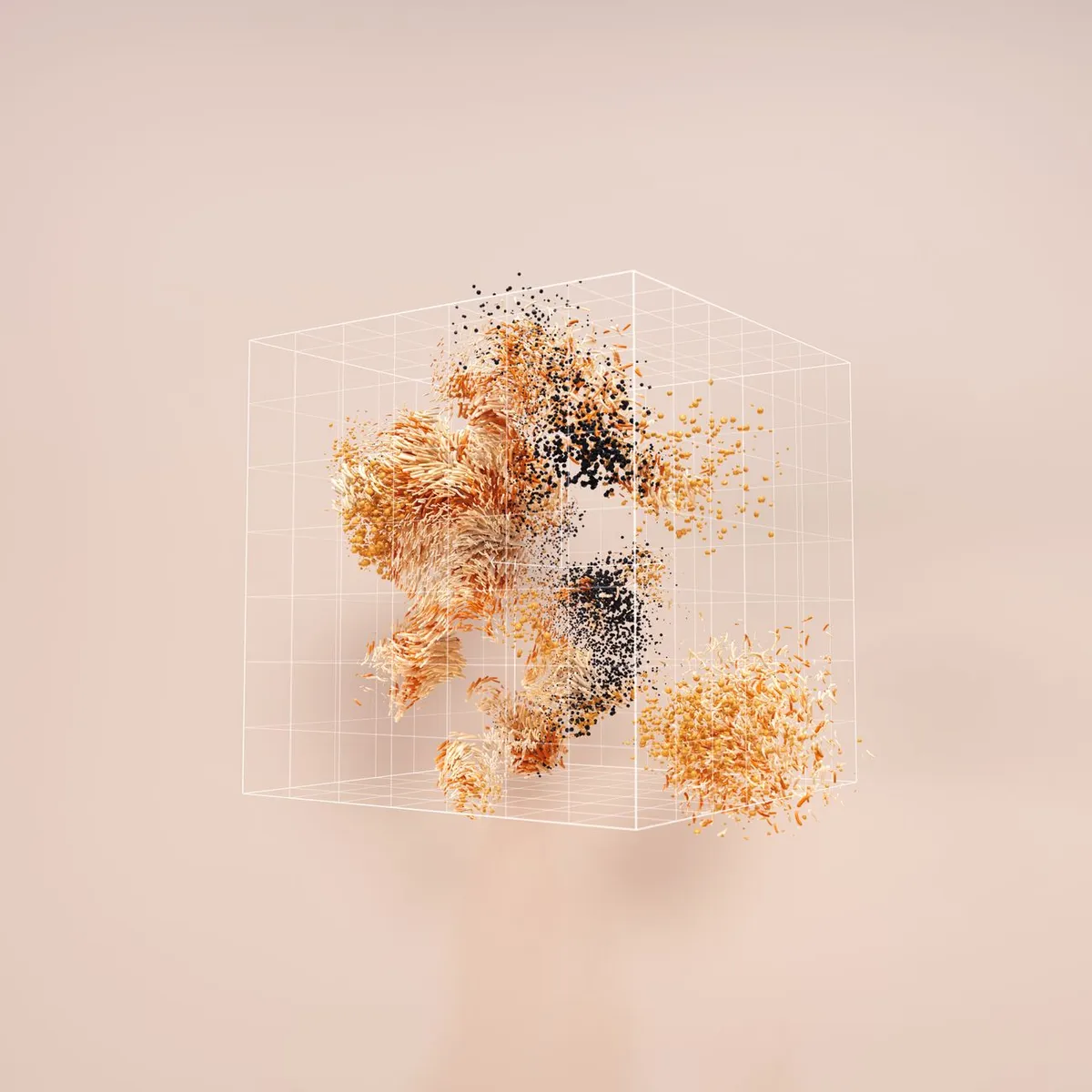 Sparse neural network with pruned connections visualized