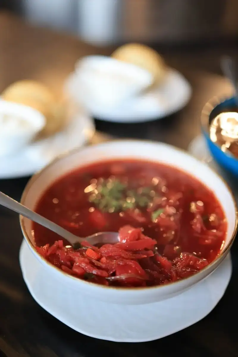 Exploring the Antioxidant-Rich Delights of Borscht with Kefir and Dill