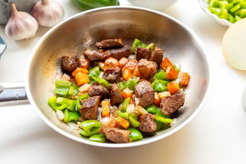Sautéed onions and mushrooms