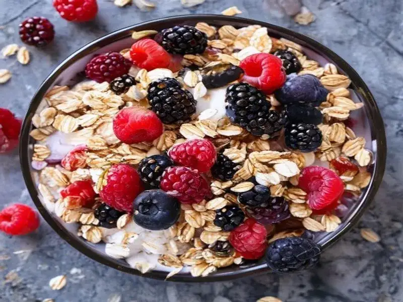 Gesundes Müsli zum Frühstück