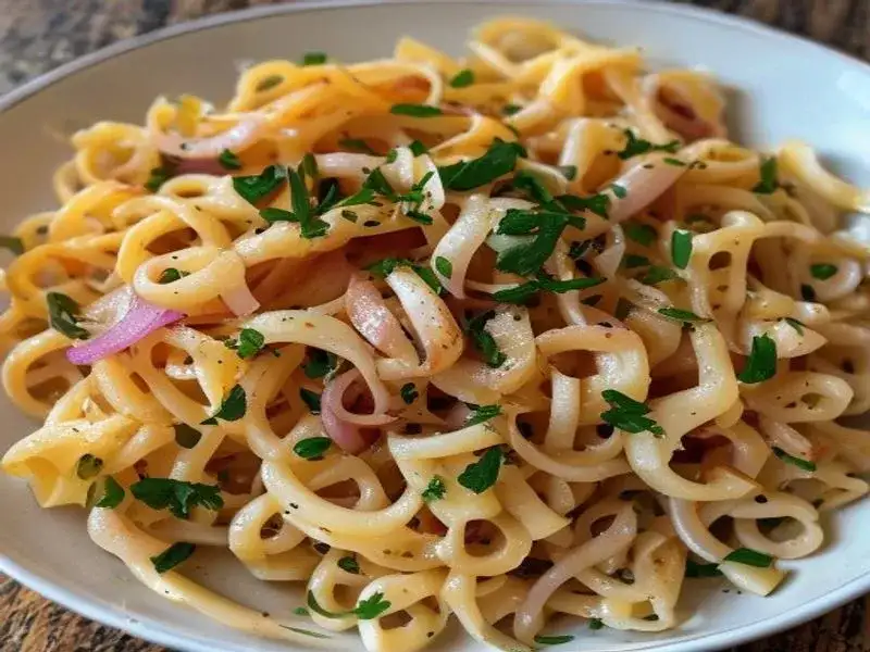 Vegane Käsespätzle
