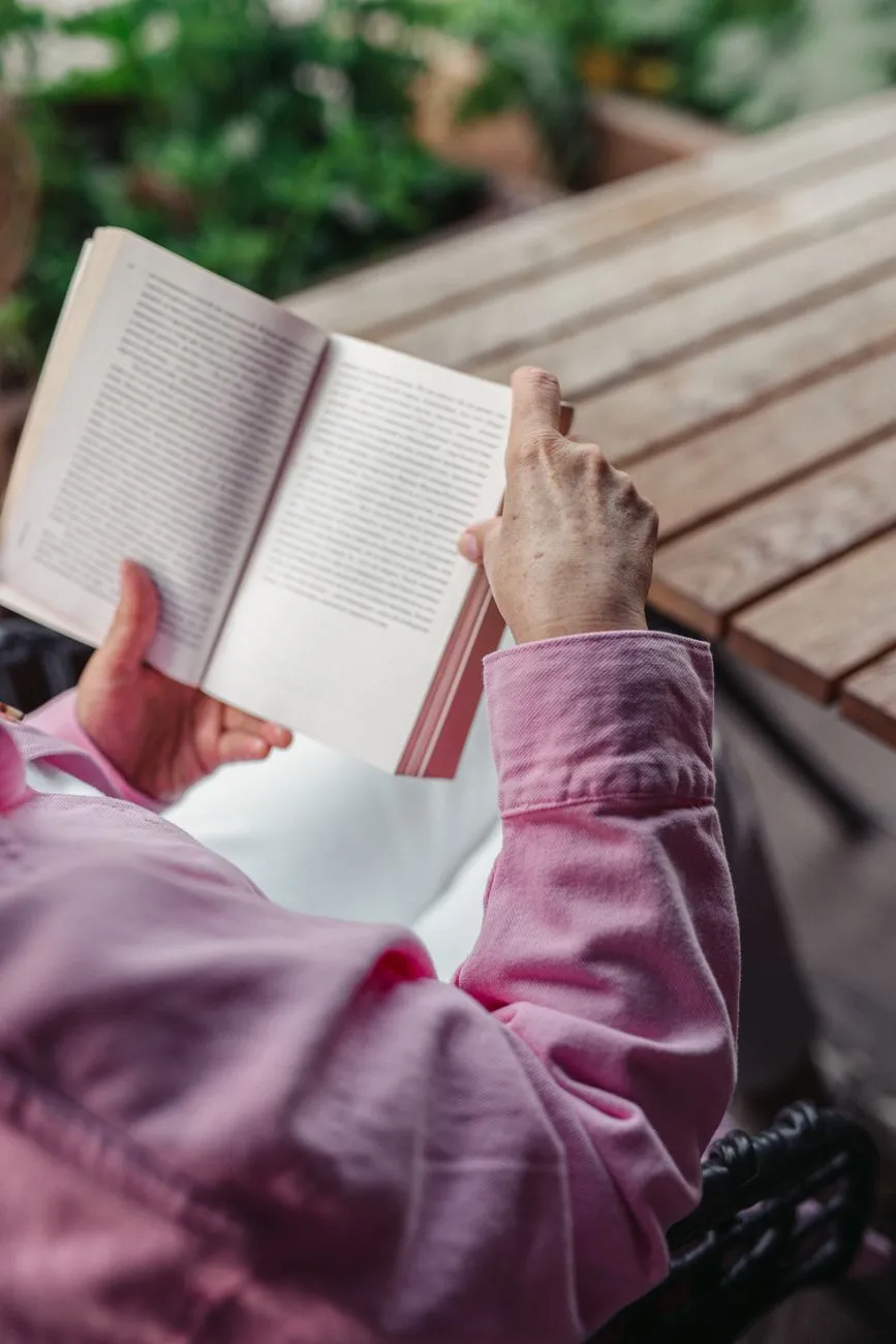 Traveler reading ancient map