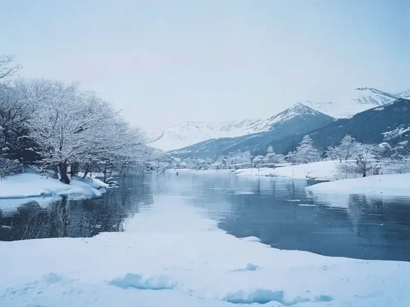 北海道の冬景色