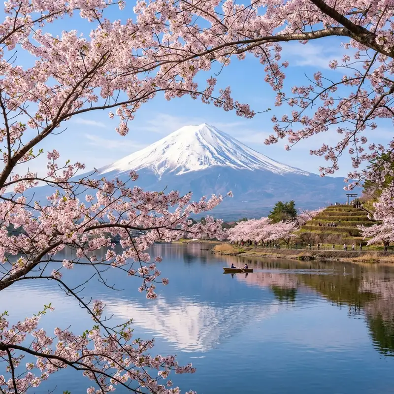 富士山を望む絶景