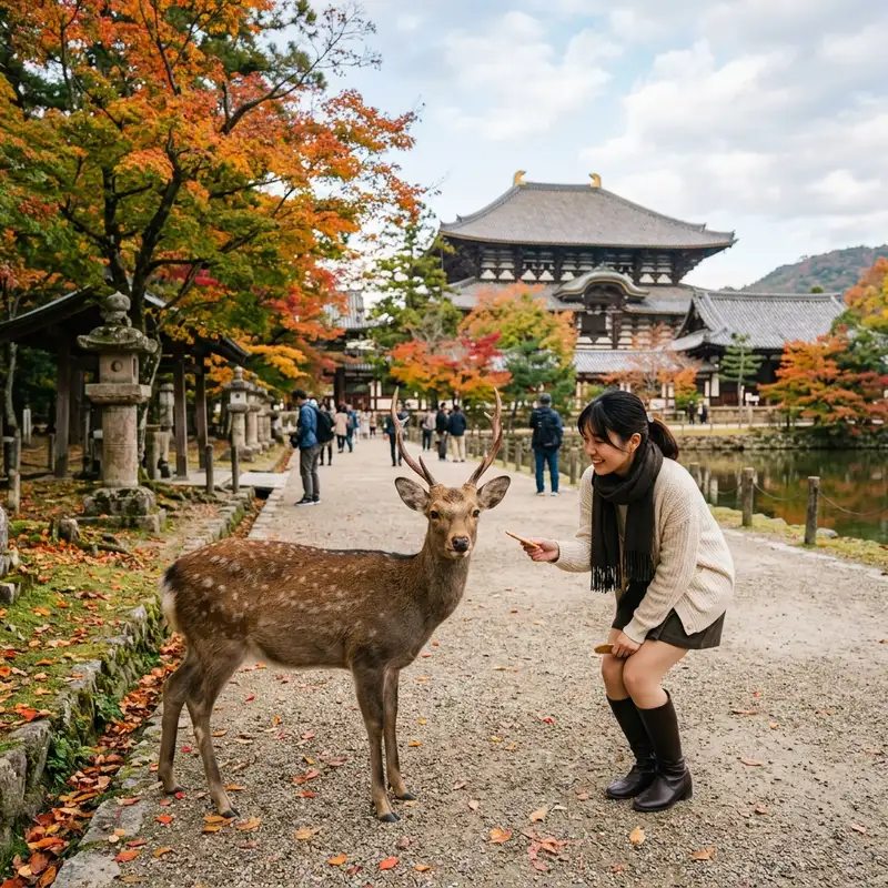 奈良の鹿たち