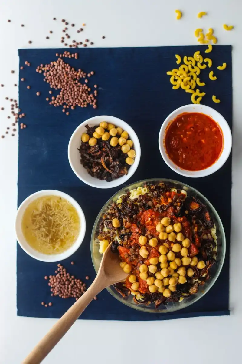 Koshari variations