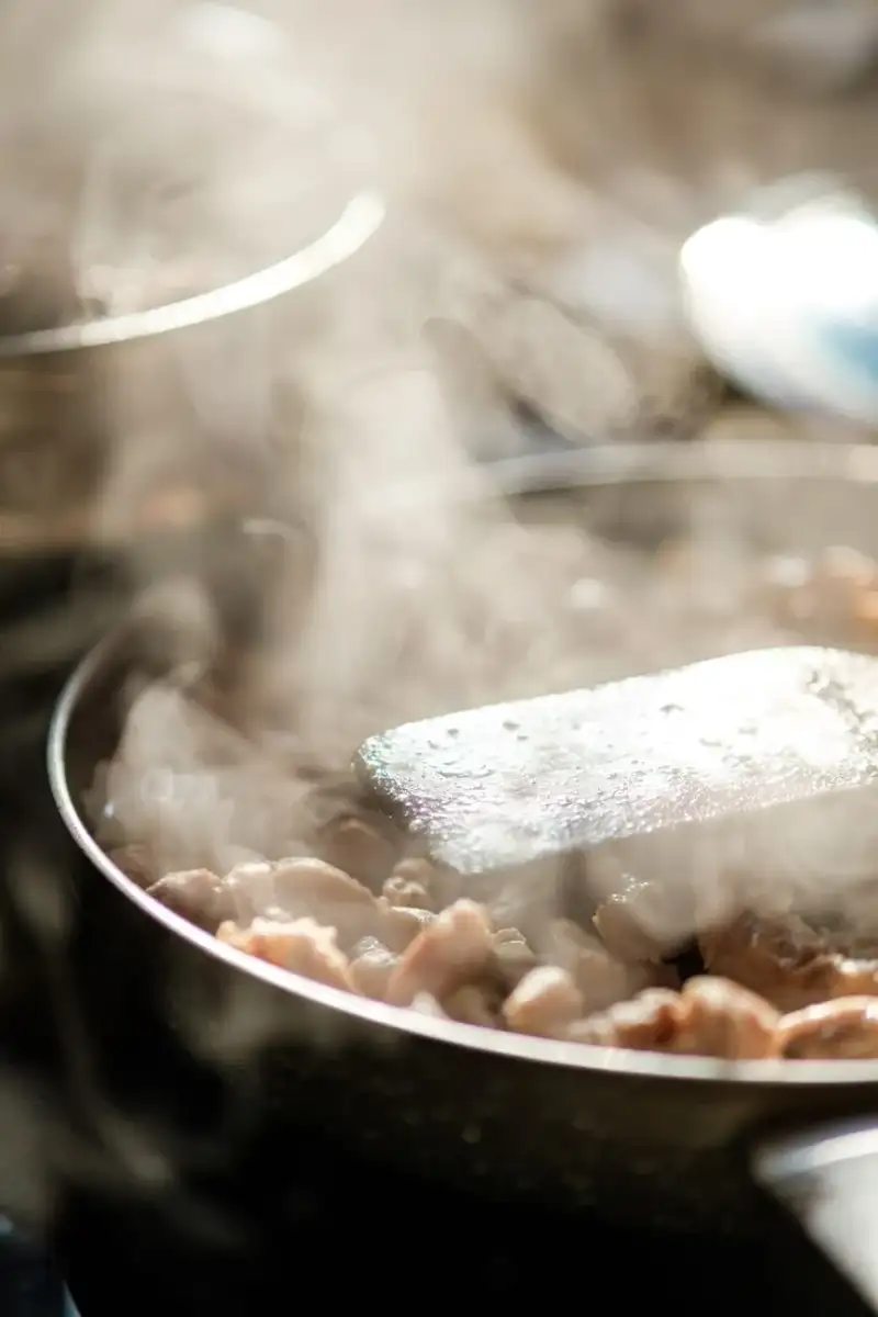 Kung Pao cooking process