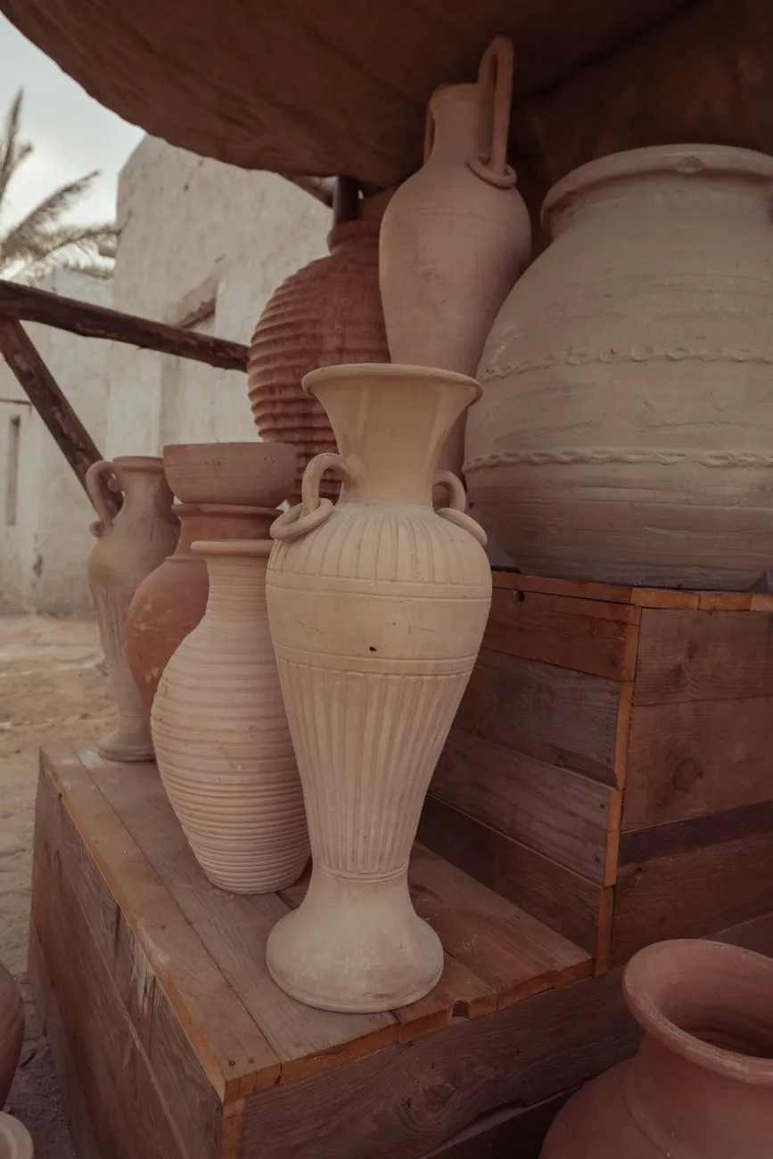 Ancient fermentation crocks and jars