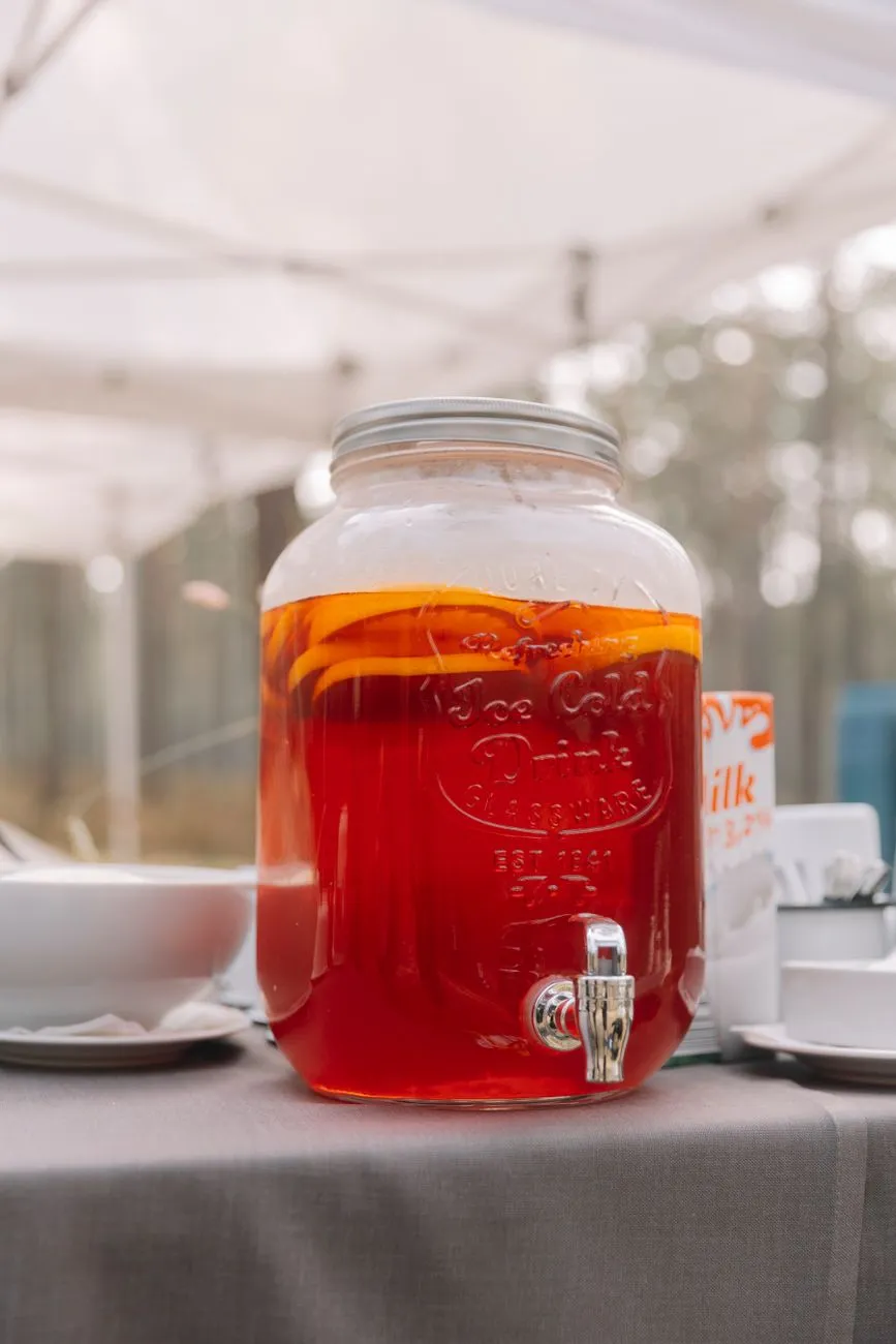 Kombucha SCOBY and glass jar