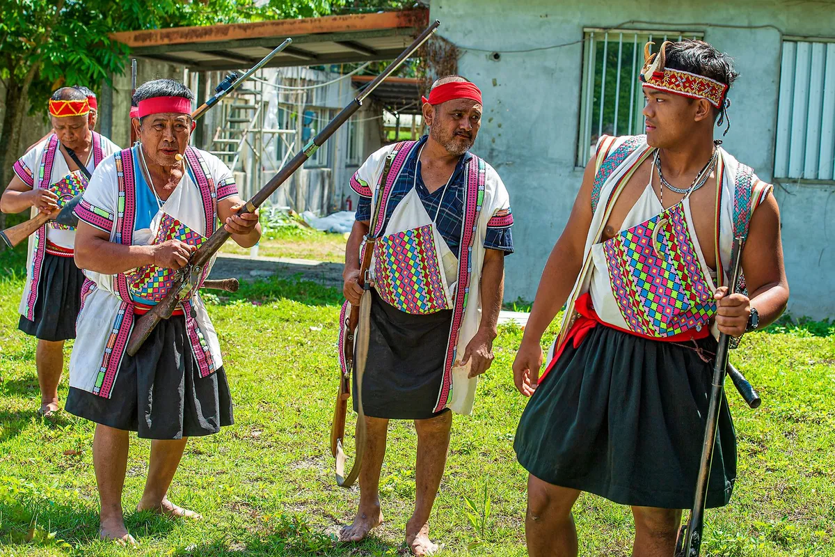 Local community engaging with tourists
