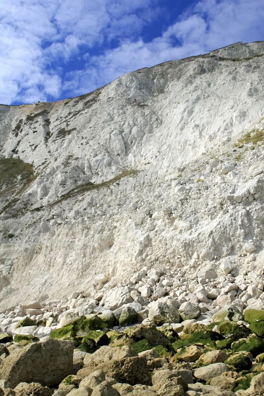 Bonifacio white limestone cliffs