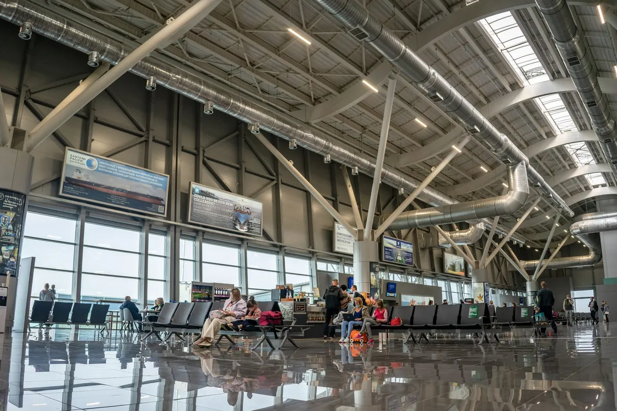 Vagar Airport terminal modern architecture