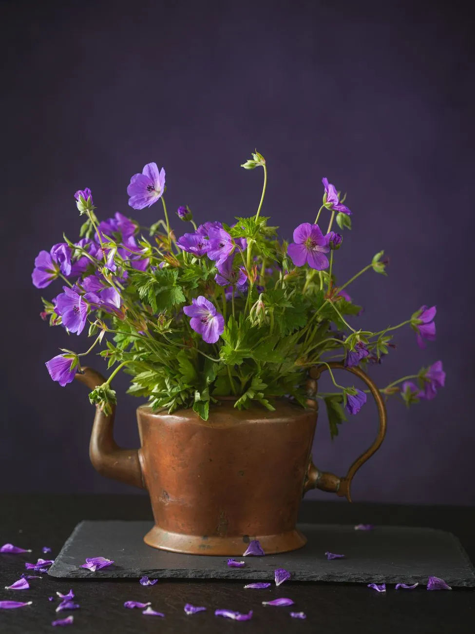 Traditional copper pot with aromatic rice