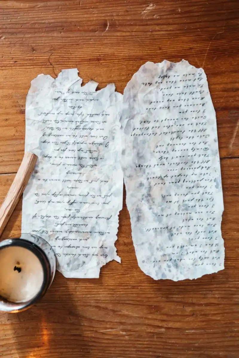 Manuscrit ancien avec texte barré et gribouillé, symbolisant les tentatives passées d'éradiquer des idées et de réécrire l'histoire