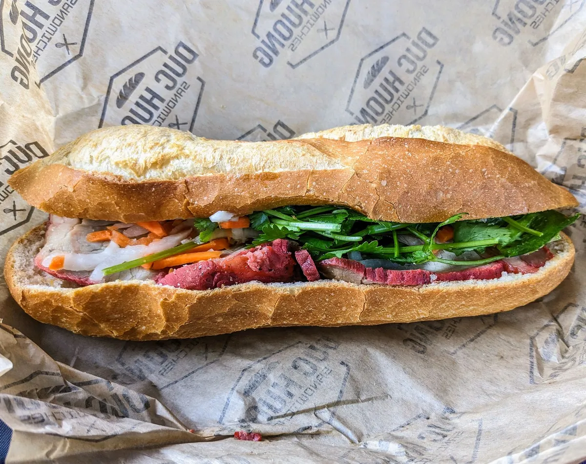 Vietnamese banh mi sandwich