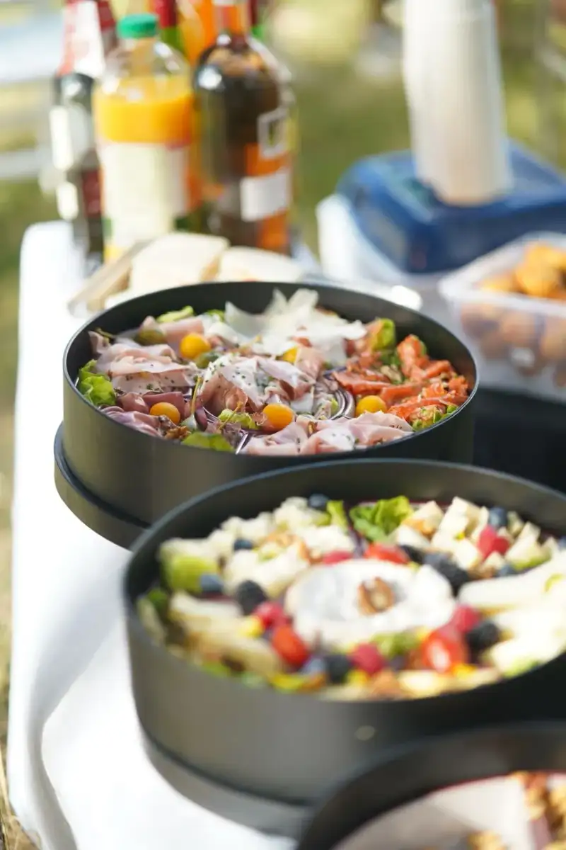Serve the Vinaigrette Salad chilled