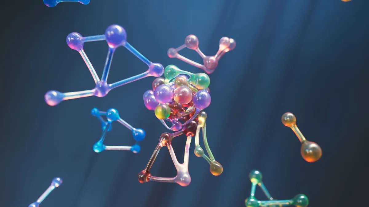 Quantum computer simulating polymer healing