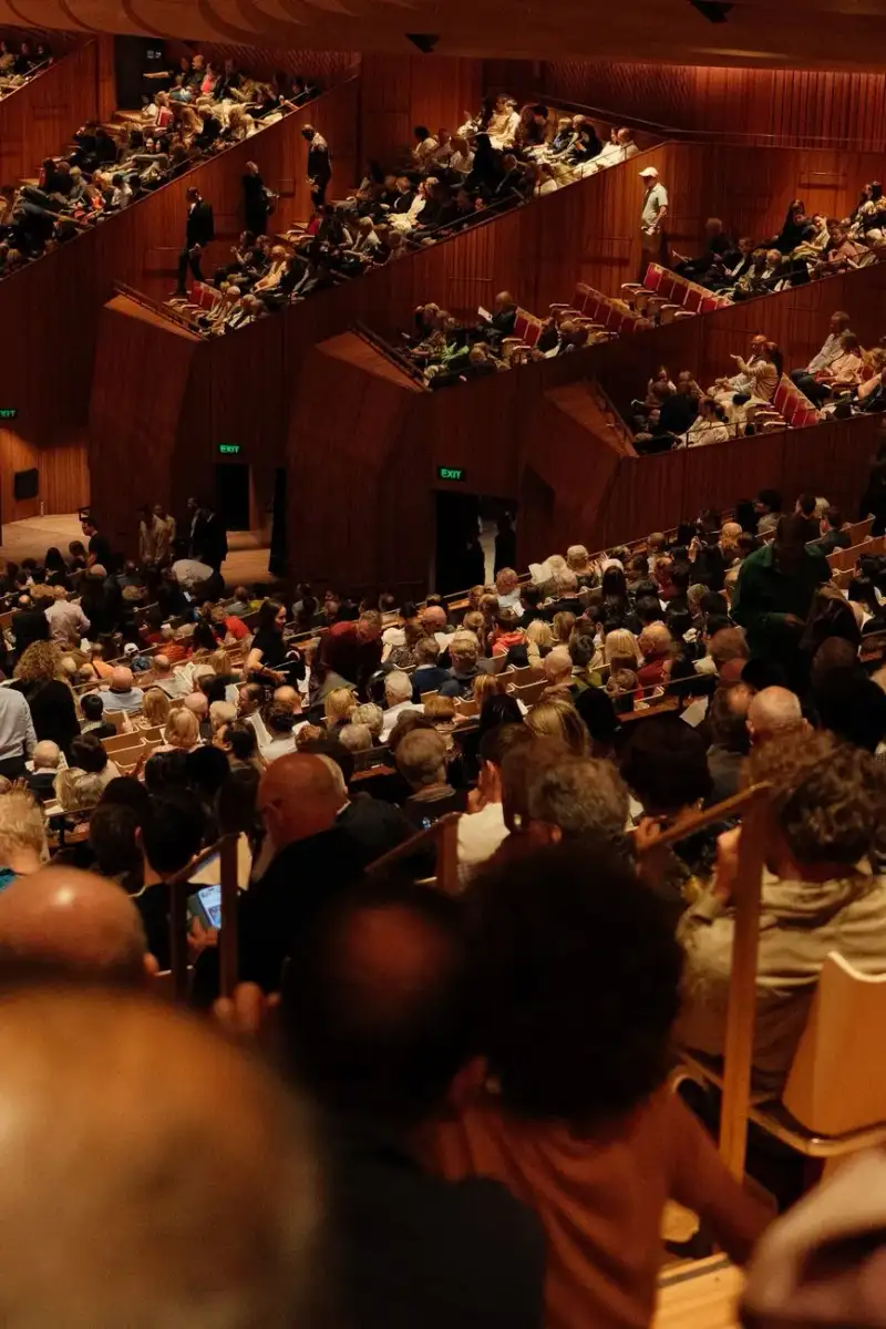 Interior of the Concert Hall with the giant organ