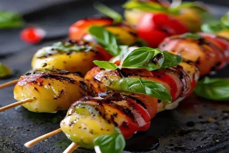 The Antioxidant Elegance: Mastering the Art of Mini Caprese Skewers