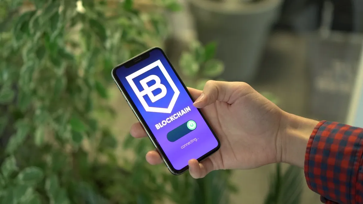 Digital wallet interface with AI agent suggesting blockchain transactions