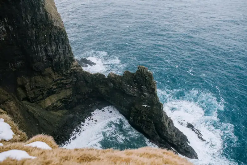 Faroe Islands coastal cliffs