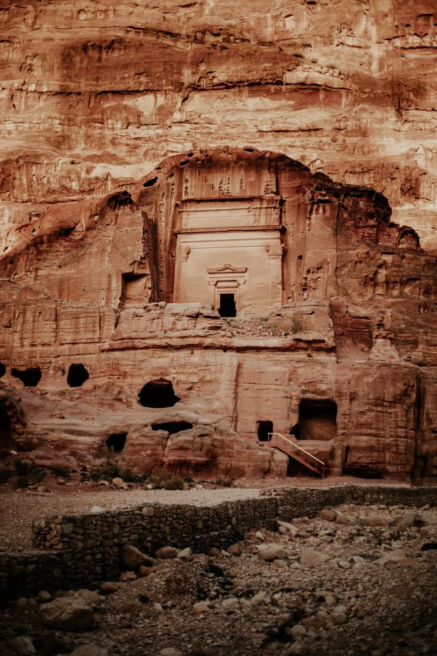 The High Place of Sacrifice in Petra with sweeping views of the ancient city