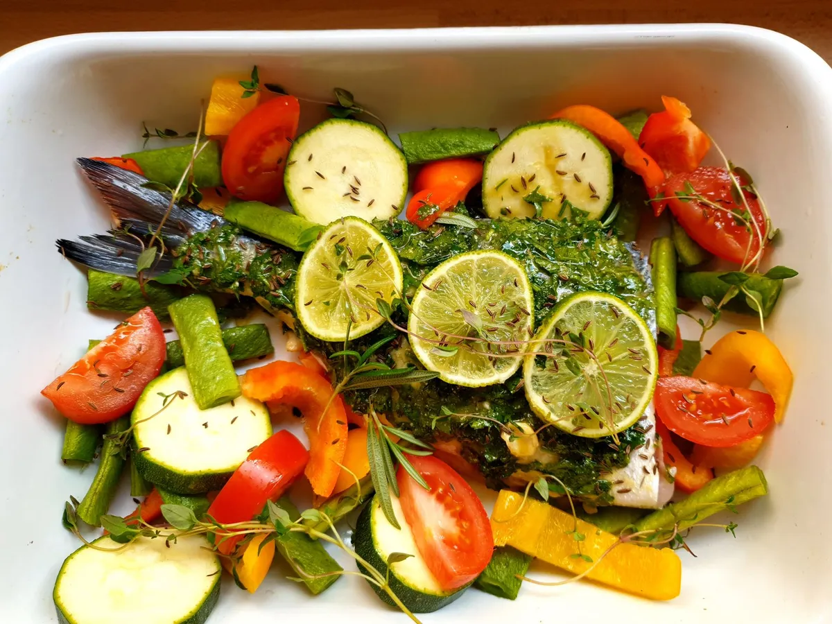 The Mediterranean Elixir: A Masterclass in Baked Cod with Cherry Tomatoes, Capers, and Olives