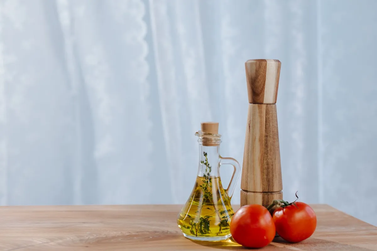 Fresh Mediterranean ingredients, olives capers cherry tomatoes, vibrant culinary produce