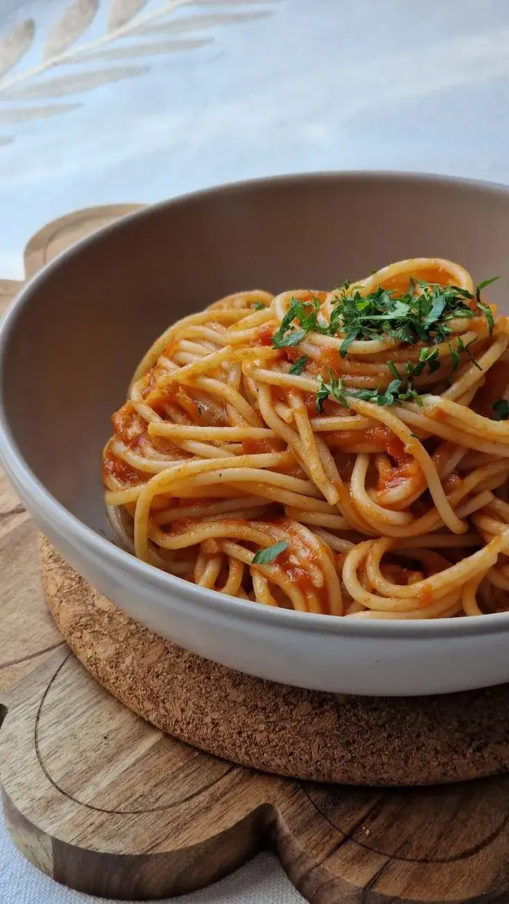 Cooking process of marinara