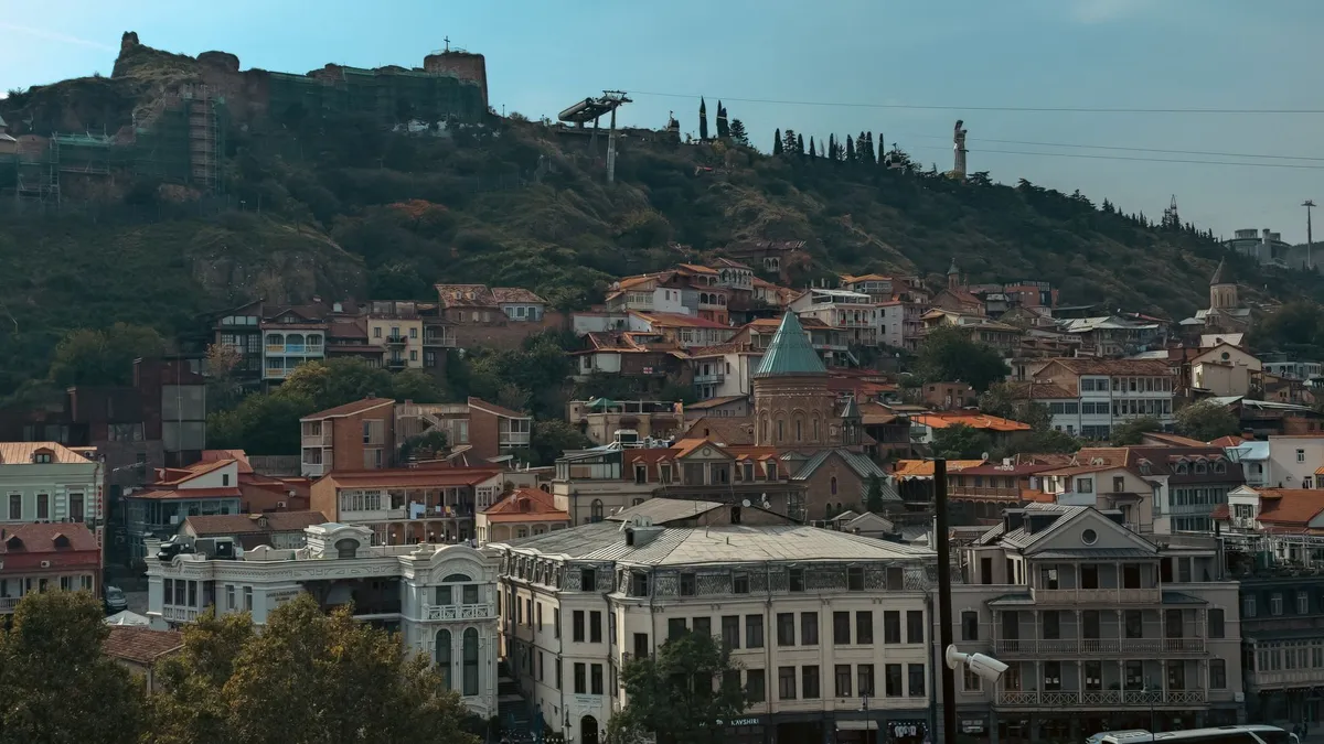 Tbilisi sulfur baths with ornate tiles