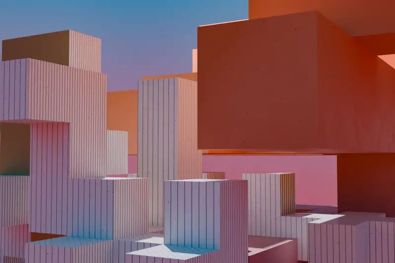 Labyrinthine city street where a historical monument subtly floats above its pedestal, observed by passersby who show no surprise, reflecting the seamless integration of the impossible