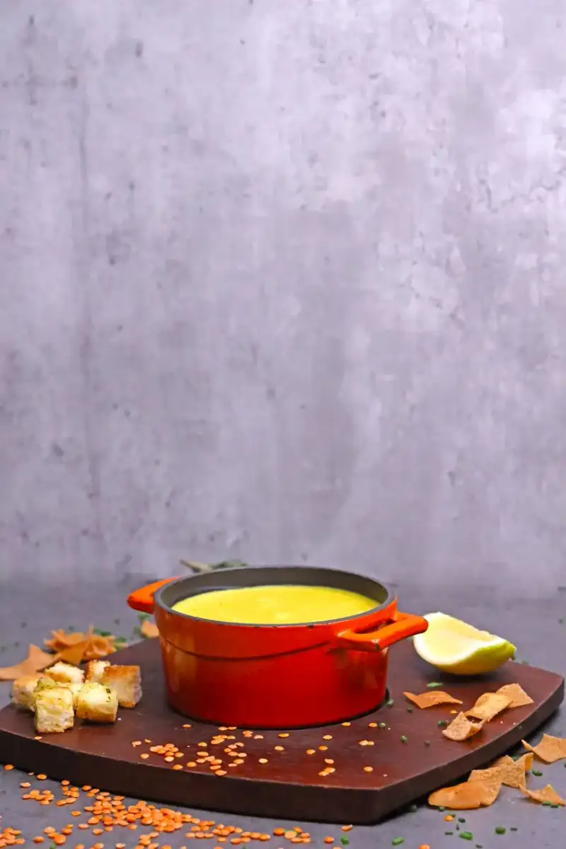 Turkish Red Lentil Soup with Mint and Lemon Oil: A High Protein Culinary Delight