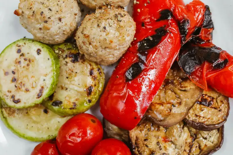 Grilled eggplant