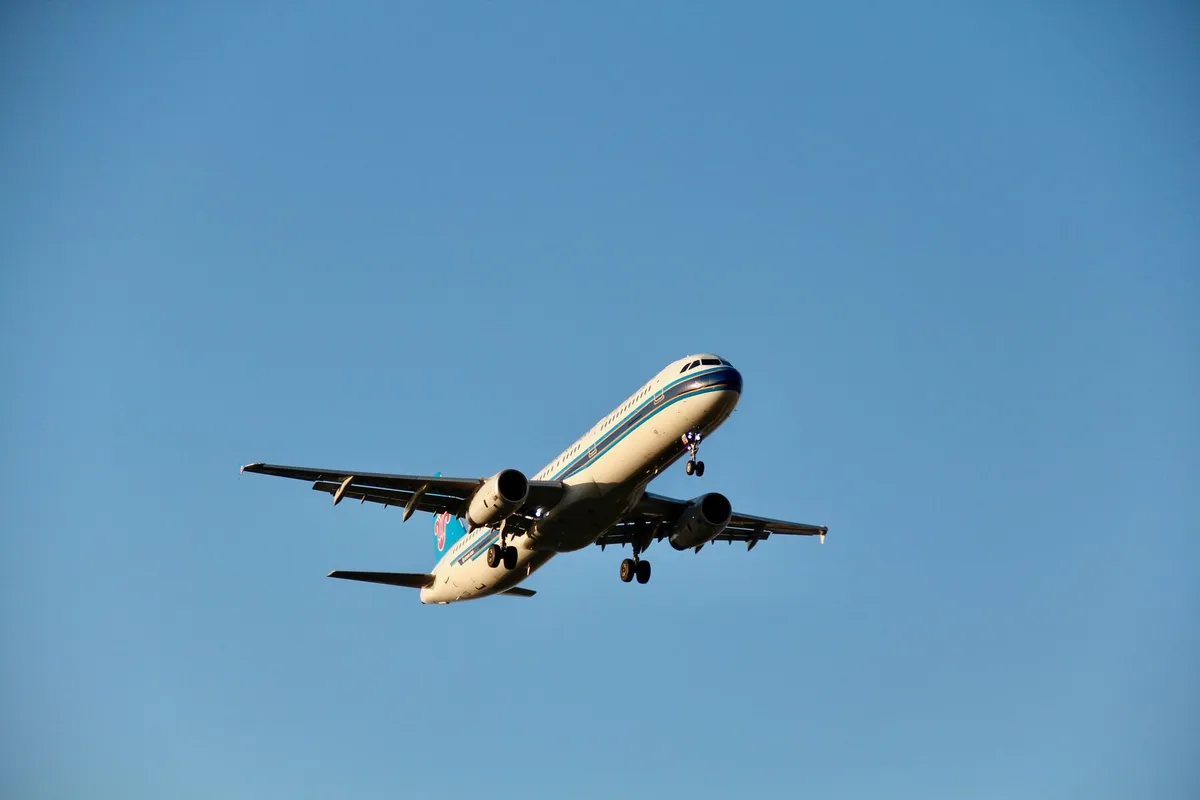 International airport scenery