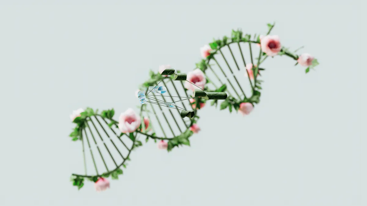 DNA strands in a data center